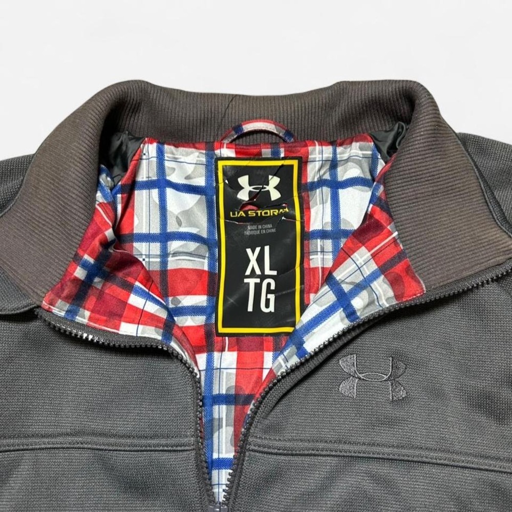 Under Armor Storm Full Zip Lined Jacket Grey Size… - image 2